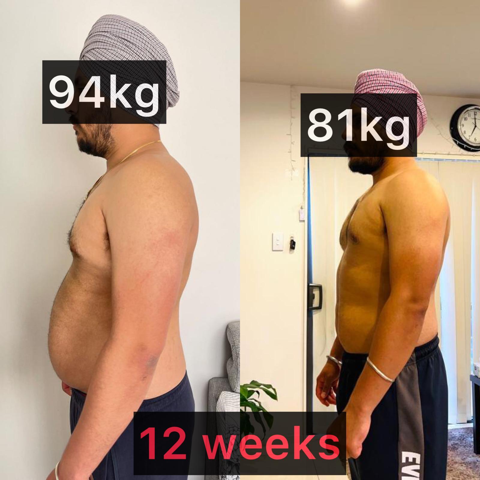 Prabh Sarai Fitness client result 28